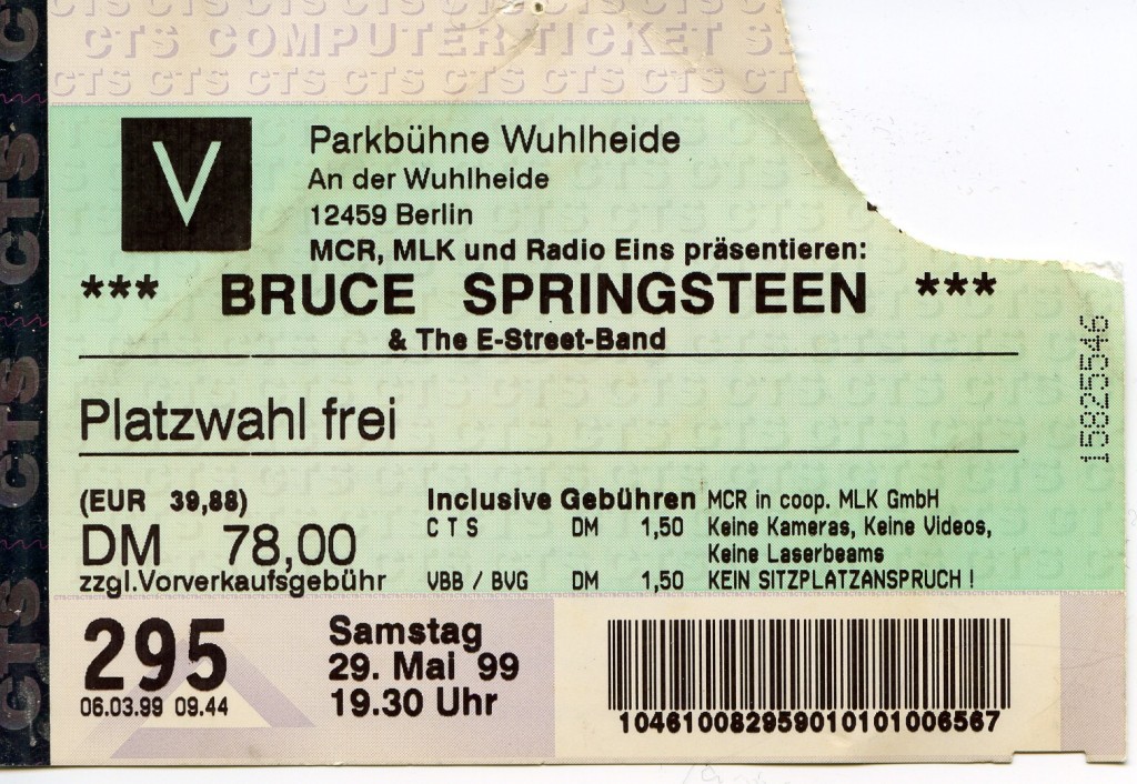 Bruce Springsteen 1999